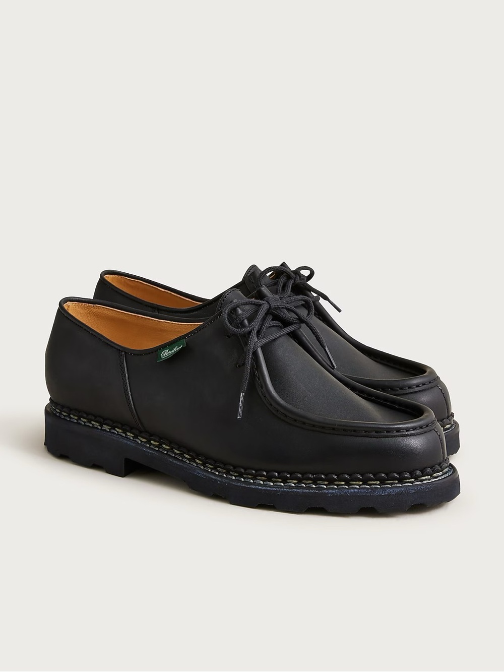 Paraboot Michael leather derbys in Black Size 11 EU 45 U.S. 12 NIB $635 CE151